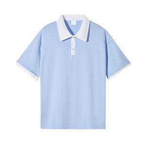 Collection été, polo pour homme, nouvelle mode, coton de haute qualité, manches courtes, avec logo personnalisé, polo de golf unisexe en vente - Product Image 6