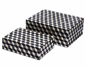 Handmade Bone Inlay Trinket Jewelry <b>Box</b> with <b>Floral</b> Pattern Wooden Organizer for Luxury Home Décor Accessories - Product Image 1