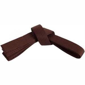 Venta al por mayor OEM de cinturones de artes marciales baratos, cinturones negros de judo, taekwondo y karate con logo personalizado - Product Image 4