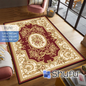 Tapis de qualité supérieure forme carrée brillante anti-allergie anti-dérapant lavable tapis non toxique pour salon et chambre à coucher - Product Image 4