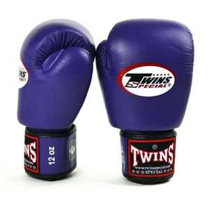ถุงมือชกมวยหนังวัวแท้ 100% สีม่วงทอง สำหรับผู้ใหญ่ อุปกรณ์ฝึกซ้อม MMA ถุงมือชกมวย Winning MMA - Product Image 2