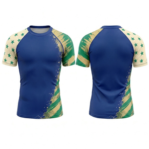 T-shirt de compression premium 2026 avec logo personnalisé, protection UV, pour la gym, l'entraînement, le MMA, le BJJ, la course à pied et les sports - Product Image 4