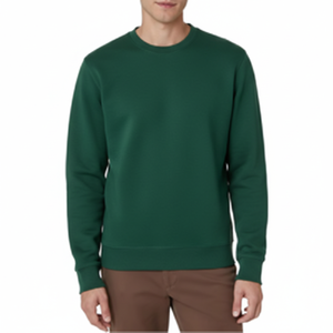 Sweat-shirt en polyester et coton avec logo brodé, pull en molleton pour homme, OEM, confortable et tendance, sweat-shirt en gros pour homme - Product Image 4