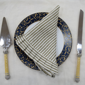 Classic Check 100% Linen Luxury Napkin Machine Washable <b>Round</b> Handmade Eco-Friendly Organic 45x45cm Home Use <b>Table</b> Decoration - Product Image 1