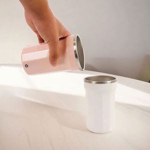 Offre Spéciale – Tasses et Gobelets Isothermes en Acier Inoxydable à Double Paroi de 12 oz avec Couvercle Coloré et Logo Personnalisé - Product Image 3