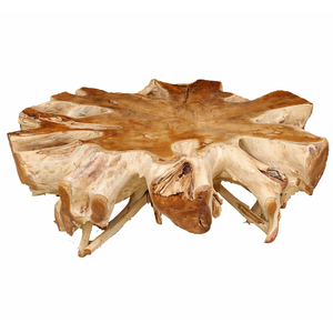 Mesa de Centro Dhifa de Madera de Teca Auténtica, Estilo Contemporáneo, Resistente, para Uso Comercial, Hoteles, Cafeterías, Salones y Casas de Campo - Product Image 2