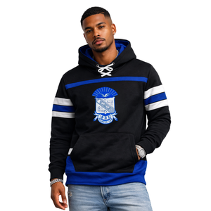 Sudadera con Capucha Negra de la Fraternidad Griega Phi Beta Sigma con Diseño Audaz, Comodidad Premium y Estilo Atlético - Product Image 1
