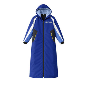 High Quality Custom Logo Swim Parka Long Jacket Warm Waterproof Changing Robe for Men Women Swimming Teams - Product Image 1