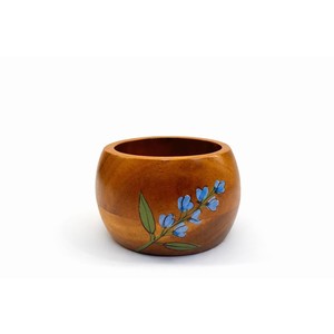 ชามผลไม้ไม้สนเพ้นท์มือ ขายส่ง |   งานฝีมือช่างช่างแห่งเมืองโมราบาดะบัด - Product Image 1