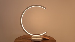 Modern LED Desk Lamp 10W Warm White <b>Push</b> dimmer Minimalist Design for Bedroom Table <b>Lighting</b> - Product Image 2