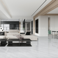Dalles de porcelaine Bookmatch de luxe pour intérieur, carreaux de sol et mur en céramique modernes de qualité supérieure, polis, antidérapants, effet pierre, pour salle de bain, salle à manger, villa