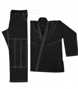 Kimono de Jiu Jitsu Personalizado, Cumple con la Normativa IBJJF, para Hombre, 440 GSM, 100% Algodón, Tejido Perlado, Logotipo Bordado, Tela Preencogida - Product Image 1