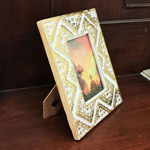 Marco de Fotos de Madera Antiguo y Rústico, Hecho a Mano, para Exhibición en Mesa, Decoración Clásica y Tradicional para el Hogar, Oficina o Sala de Estar - Product Image 2