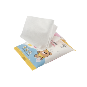 Lingettes pour bébé en fibres végétales et Tencel 20x20cm certifiées SGS pour peaux sensibles, soin quotidien portable pour bébé - Product Image 3