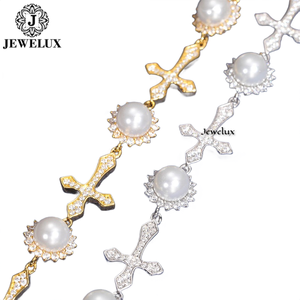 Bracelet tennis en moissanite très demandé pour unisexe avec pierres taillées de haute clarté, disponible en argent, or ou plaqué argent, prix export - Product Image 3