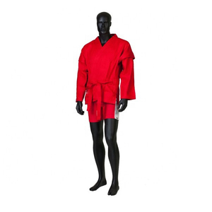 Uniforme de Sambo en tissu résistant et durable, design respirant, coupe flexible, coutures renforcées, idéal pour les séances d'entraînement intenses - Product Image 1