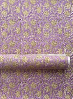 Papier d'emballage cadeau décoratif artisanal Conifer, imprimé en bloc, motif marbré, en pâte de bambou recyclable, 24g/m², simple face