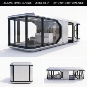 Casa Cápsula Flotante para Complejos Turísticos, Casa Prefabricada Pequeñ<span class=keywords><strong>a</strong></span> con Estructura de Acero sobre el Agua, Cápsula Anfibia - Product Image 5