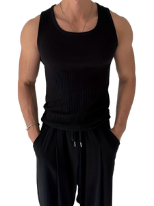 Débardeur décontracté à col rond en tissu respirant personnalisable de haute qualité pour adultes, durable, séchage rapide, lavable en machine - Product Image 2