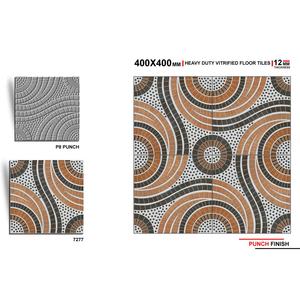 Precio al por mayor directo de fábrica, baldosas de pavimentadora de estacionamiento de automóviles digitales de porcelana resistente para exteriores, pisos esmaltados de 40x40cm 400x400mm - Product Image 2