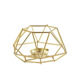 High Selling Polish Finished Metal <b>Wire</b> Candle Holder Christmas Wedding Handmade Trendy Iron Stand Customized Size Shape - Product Image 6