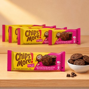 Chips More Galletas con Trozos de Chocolate Doble, Bolsa de 135g, Golosina Dulce - Product Image 6
