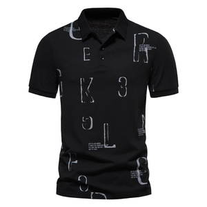 Chemise Homme Slim Fit à Manches Courtes avec Logo Imprimé sur le Devant, Écologique et de Marque, en Tissu Tricoté Spandex/Polyester - Product Image 3