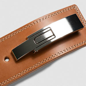 เข็มขัดยกน้ำหนักแบบมีหัวเข็มขัด 13 มม. สำหรับออกกำลังกาย ซิทอัพ ฝึกซ้อมยกน้ำหนัก พาวเวอร์ลิฟติ้ง  พร้อมโลโก้สั่งทำได้ คุณภาพสูง สำหรับฟิตเนสและออกกำลังกาย - Product Image 4