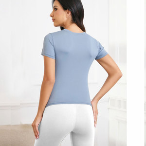 Camiseta Deportiva de Compresión para Mujer FLW, Transpirable, Elástica en Cuatro Direcciones, Ecológica, para Práctica de Yoga - Product Image 2