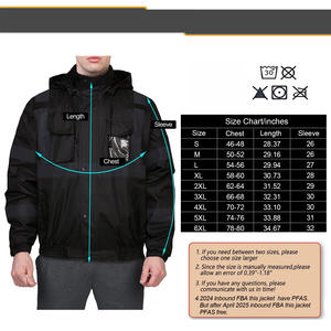 High Vis Reflective Rain <b>Jacket</b> Waterproof Safety Gear Breathable Storm Protection Outdoor <b>Construction</b> Workwear <b>Jackets</b> - Product Image 6