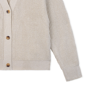 CRAZIGOODS Women's Knitted V-neck <b>Cardigan</b> Long Sleeve Solid Color Casual Button Front Regular Fit Full Sleeve Winter 100% - Product Image 2