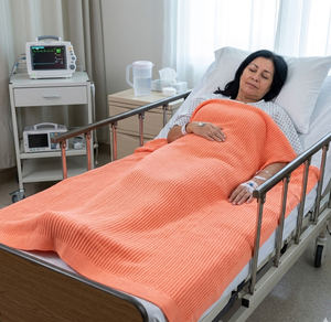 Cotton Thermal Hospital Highly Absorbent Quick Dry Turkish Tropical Luxury Solid Color Premium Eco-Friendly 100% Cotton Throw - Product Image 2