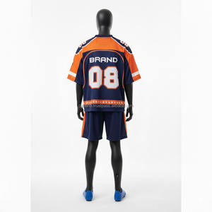 Maillot de football américain pour adultes de haute qualité, personnalisable, 100% polyester, vêtements de sport respirants, séchage rapide, fabriqué au Pakistan - Product Image 6