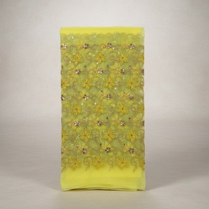 Colección Moderna Heritage 2026: Impresionante Tela de Encaje de 5 Yardas con Bordado y Trabajo Intrincado con Pedrería para Vestidos de Fiesta - Product Image 1