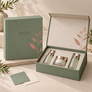 Sage Magnetic <b>Book</b> <b>Box</b> for Skincare Starter Sets and Serum Collections - Product Image 6