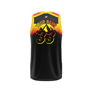 Maillots de basket-ball respirants personnalisables conçus de manière transparente ensembles de vêtements de sport imprimés du fabricant du Vietnam-OEM/ODM Active - Product Image 5