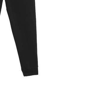 Pantalones Deportivos Negros de Algodón Ecológico para Hombre, con Bolsillos, Cintura Elástica con Cordón, Pantalones Casuales para Correr, de Peso Medio, para Invierno - Product Image 4