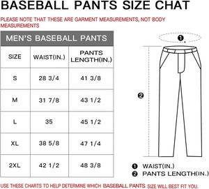Pantalon de baseball élastique imprimé à fines rayures pour hommes pantalon de baseball ample et sublimé avec logo d'équipe de sport personnalisé - Product Image 6