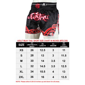 Shorts de Boxe Muay Thai MMA BJJ Personnalisés à Marque Privée 100% Polyester Imprimé par Sublimation pour Hommes Imperméables Respirants Séchage Rapide - Product Image 6