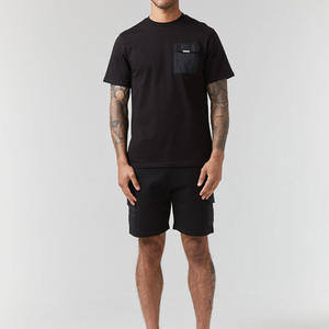 Nouveauté : Ensemble T-shirt et short pour homme en coton 100% de haute qualité, style hip-hop, séchage rapide, best-seller - Product Image 1