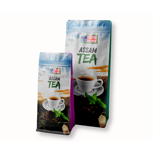 Indian Supplier High Quality Food Grade Center Seal Multicolor Gravure Printed Customizable Size Logo <b>Laminated</b> Tea Packaging - Product Image 1