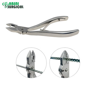 Pince à plier et à couper les plaques osseuses en acier inoxydable chirurgical certifiée CE Hasni, mini-pince à plier les plaques, instruments chirurgicaux - Product Image 5