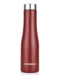 Bouteille isotherme élégante en acier inoxydable, réutilisable, avec ouverture facile pour boire, idéale pour les voyages et le sport. - Product Image 4