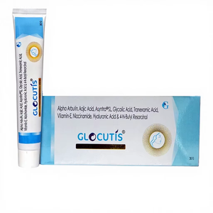 Crème éclaircissante pour la peau Glocutis 30g Alpha Arbutin Acide Kojique Niacinamide Taches brunes Pigmentation Soin unifiant le teint - Product Image 4