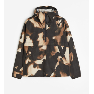 Water Repellent Safari <b>Jacket</b> Custom Street Windbreaker Hoodie <b>Waterproof</b> Breathable 100% Polyester Winter - Product Image 1