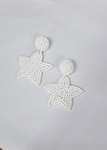 ต่างหูรูปดาวประดับลูกปัดแก้วสีทองทำมือ ดีไซน์น่ารักไม่ซ้ำใคร น้ำหนักเบา เครื่องประดับแฟชั่นสำหรับผู้หญิงในงานแต่งงาน - Product Image 4