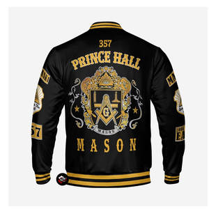 Custom Masonic Letterman Jacket Embroidered Freemason Symbol Men Stylish Warm Outerwear Men Masonic Letterman Jacket - Product Image 3