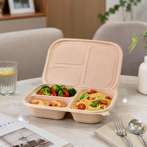 Vietnam New Arrival Best Seller Bamboo Fiber Bento Lunch Box <b>Set</b> Reusable Eco Friendly Meal Box Portable Food Container for <b>Kids</b> - Product Image 5