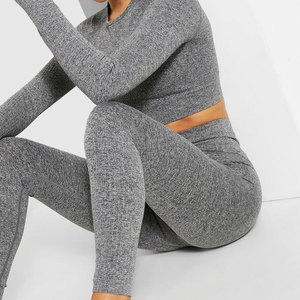 High Quality Animal Print Zippers Elastic Waist Breathable Quick Dry 2-Piece Leggings Bra Workout Set Front Logo Women's Sports - Product Image 4