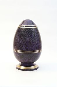 Urna Zen Asiática Tradicional Hecha a Mano en Latón con Incrustaciones de Aves y Flores, Florero Conmemorativo para Mesa - Product Image 6